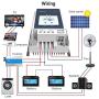 EPEVER 50A MPPT Solar Charge Controller 12V/24V/36V/48V DC Automatically Identifying System Voltage Max.PV 150V Solar Panel Regulator (Tracer 5415 an)