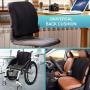 Back Support for Office Chair - Memory Foam Lumbar Pillow - Perfect Cushion for Car, Computer and Desk Seat