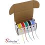 Striveday 30 AWG Flexible Silicone Wire Electric Wire 30 Gauge Coper Hook Up Wire 300V Cables Electronic Stranded Wire Cable Electrics DIY Box-1