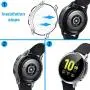 2 Pack Screen Protector Case for Samsung Galaxy Active 2 40mm, All-Around TPU Anti-Scratch Flexible Case Soft Protective Bumper Cover for Samsung Galaxy Watch Active 2. Clear (40mm)