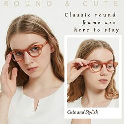 JiSoo Blue Light Reading Glasses Women 2.5 Trendy,Stylish Blue Light Readers 2.5, Computer Reading Glasses Blue Light Blocking, Tortoise