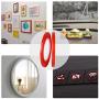 Kaisiking 2mm / 3mm / 5mm / 10mm x 25M Clear Heat Resistant Double Sided Tape Roll Strong Adhesive Sticker Tape Compatible for Cell Phone, iPhone iPad, iMac, Electronic LCD Touch Screen Repair