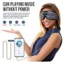 Boodlab Sleep Headphones Bluetooth Sleep Mask, 3D Sleep Eye Mask with Ultra-Thin HD Stereo Speakers Washable Adjustable for Sleeping Side Sleepers, Air Travel,Yoga,Meditation,Holiday