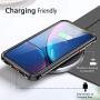 iPhone XR Case with [ Screen Protector Tempered Glass x2Pack] SUPBEC Protective Phone Cover with Silicone PC+TPU Shockproof Rubber Heavy Duty Case for iPhone XR Cases-Clear Black