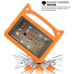 All-New Tablet 7 2019 Case,Tablet 7 Case for Kids,Riaour Kids Shock Proof Protective Cover Case for 7 Tablet (9th Generation 2019 / 7th Generation 2017) (Orange)