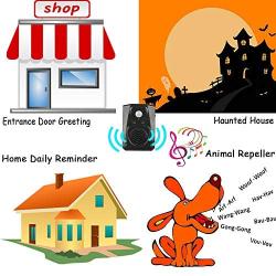 Replaceable Voice PIR Infrared Motion Sensor Scream Box Speaker with USB Download Function Halloween Christmas MP3 Music Horror Joy Voice Audio Speaker