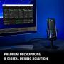 Elgato Wave:3 – USB Condenser Microphone and Digital Mixer for Streaming, Recording, Podcasting - Clipguard, Capacitive Mute, Plug & Play for PC / Mac