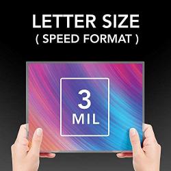Swingline GBC Thermal Laminating Sheets / Pouches, Letter Size, Speed Pouch, 3 mil, EZUse, 150-Count (3740722)