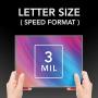 Swingline GBC Thermal Laminating Sheets / Pouches, Letter Size, Speed Pouch, 3 mil, EZUse, 150-Count (3740722)