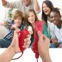 Wii Controller with Nunchuck and Motion Plus, 2 Sets of Red, Compatible with Nintendo Wii, Wii U