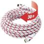 HDMI Cable 30 ft - 4K Resolution UHD 2.0b Ready - Supports Ethernet Ultra HDR Video HD Bandwidth 18Gbps - Audio Return Channel - 30 Feet (9.1 Meters) High Speed HDMI Cable