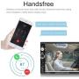 CAMECHO 7'' Double Din Car Stereo Audio Bluetooth MP5 Player USB FM Multimedia Radio+ 4 LED Mini Backup Camera with Steering Wheel Remote Support Mobile Phone Synchronization (Used in Android /iOS)