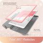 i-Blason Cosmo Case for New iPad 8th/7th Generation, iPad 10.2 2020 2019 Case, Full-Body Trifold with Built-in Screen Protector Protective Smart Cover with Auto Sleep/Wake & Pencil Holder (Marble)