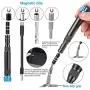 Upgrade Apsung 137 in 1 Precision Screwdriver Set with Slotted, Phillips, Torx& More Bits, Non-Slip Magnetic Electronics Tool Kit for Repair iPhone, Android, Computer, Laptop, Watch, Glasses, PC etc