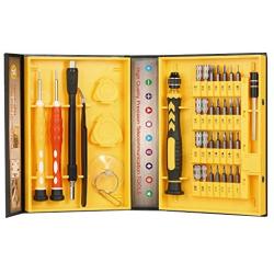 MEKBOK 38 in 1 Precision Screwdriver Tool Kit Compact Repair Maintenance Opening Pry Set with Tweezers Triangle Paddle for iPhone iPad Computer Laptop Watches Camera Big