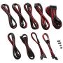 CableMod PRO ModMesh C-Series RM (Black Label) / RMi / RMX Cable Kit - Black / RED
