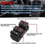 CIIHON Front Driver Side Master Power Window Switch for Silverado GMC Sierra 1500 2500HD 3500HD Yukon Traverse HHR Buick Enclave Replace # 20945129 25789692 25951963 D1954F (Black)