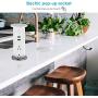 Pop Up Outlet for Countertop, Electric Pop Up Power Strip for Kitchen Counters, 2-3/8inch Grommet Outlet, Pop Up Power Center with 4 Outlet and 2 USB Ports.