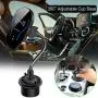 Car Cup Phone Holder&Air Vent Wireless Car Charger,[Automatic Infrared-Sensing]10W Fast Charging Car Phone Mount Fit for Samsung Galaxy S10/S10+,iPhone12/11/11 Pro/11 Pro Max/X/XS Max,QI-Enabled Phone