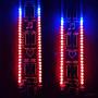 DDIY Voice-Controlled Wire-Controlled 30-Segment Music Rhythm lamp Spectrum Level Display unassembled Parts Welding Electronic DIY kit（Red and Blue Parts ）