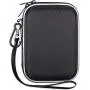 Lacdo Hard Drive Carrying Case for Western Digital WD My Passport Ultra WD Elements SE WD P10 Game Drive Portable External Hard Drive 1TB 2TB 3TB 4TB 5TB USB 3.0 2.5 inch HDD Travel Storage Bag, Black