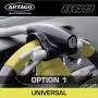 Artago 869 Premium Steering Wheel Lock, Reinforced, Car SUV Universal, Silver