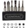 General Tools - 500-GENERAL TOOLS 500 Precision Cordless Electric Screwdriver with Six Bits and Quick Change Chuck, Handles Difficult, Repetitive Screw-Fastening Jobs, Multi