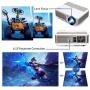 WiFi Projector, Wireless Bluetooth Projector 3900 Lumen HD 1080P LED Projector for Home Theater Outdoor Movies, Smart Android Projector Compatible with iPhone, Laptop, HDMI, USB, PS4 for Video Games