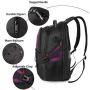 College Backpack, Extra Large Backpacks with USB Charging Port and Luggage Sleeve for Women and Men,TSA Friendly Travel Laptop Backpack,Anti-Theft Business Laptop Backpack Fits 17 Inch Laptops-Purple