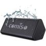 COMISO Bluetooth Speakers, IPX7 Waterproof Wireless Portable Speaker Loud Crystal Clear Stereo Sound, Rich Bass, 20 Hour Playtime, Dual-Driver Built-in Mic for Party, Travel, Outdoor, Backyard (Black)