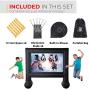 Outdoor Projector Screen – 14 ft Inflatable Family TV – Portable Giant Projector – Lightweight Garden Screen – Premium Outdoor Tent for Parties – Dual Projection – Build-in Air Blower Outdoor Projector Screen – 14 ft Inflatable Family TV – Portable Giant Projector – Lightweight Garden Screen – Premium Outdoor Tent for Parties – Dual Projection – Build-in Air Blower