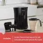 BLACK+DECKER Brew n Go Personal Coffeemaker with Travel Mug, Black/Beige, DCM18