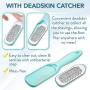 Callus Remover For Feet | Double-sided Dead Skin Remover - Rough Pedicure Foot File For Exfoliation & Fine Foot Scrubber for Smoothing & Softening Skin