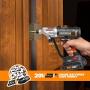 WORX Switchdriver 2-in-1 Cordless Drill and Driver with Rotating Dual Chucks and 2-Speed Motor with Precise Electronic Torque Control – WX176L
