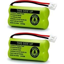 BT18433 BT-18433 BT28433 BT184342 BT-184342 BT284342 BT1011 BT-1011 OXWINOU Replacement Battery for AT&T and Vtech BT-8300 BATT-6010 89-1326-00-00 89-1330-01-00 CPH-515D Cordless Phone(Pack of 2)