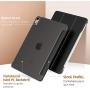 TiMOVO Case for New iPad Air 4th Generation, iPad Air 4 Case (10.9-inch, 2020), [Support 2nd Gen Apple Pencil Charging] Slim Stand Protective Cover Shell with Auto Wake/Sleep - Black