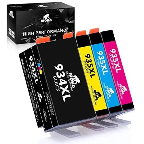IKONG 934XL 935XL Compatible Replacement for HP 934 and 935 Ink Cartridges for HP Officejet Pro 6830 6230 6835 6812 6815 6820 6220 Printers