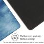Timor Professional Gaming Mouse Pad, Custom Design Stitched Edges Waterproof Non-Slip Rubber Base Mousepad Great for Laptop, Computer & PC, 11.8x9.8inches，3mm， Black (90X40 bluelongA20)