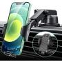 [Upgraded] VANMASS Universal Car Phone Mount [for Trip & Family & Friend] Handsfree Windshield Dash Air Vent Cell Phone Holder Car, Compatible with iPhone 12 11 Xs Max XR X SE Samsung S20 S10 Note 10