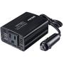 Bapdas 150W Car Power Inverter DC 12V to 110V AC Car Converter with 3.1A Dual USB Car Adapter-Black