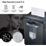 Bonsaii Updated 60-Minute Heavy-Duty Micro-Cut Paper Shredder, 14-Sheet Shredding Capacity for Office and Home Use, Destroys Credit Card/Staples/Clips, 6-Gallon Pullout Wastebasket, Black (C149-D)