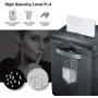 Bonsaii Updated 60-Minute Heavy-Duty Micro-Cut Paper Shredder, 14-Sheet Shredding Capacity for Office and Home Use, Destroys Credit Card/Staples/Clips, 6-Gallon Pullout Wastebasket, Black (C149-D)
