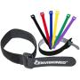 Elastic Reusable Cinch Straps & Cable Ties, 26 Pack Combo Set Assortment, Multipurpose Quality Hook & Loop Cable Organizer, Securing Straps