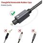 Digital Optical Audio Cable (10 Feet) - [Flawless Audio, Secure Connection] iVanky Slim Braided Digital Audio Optical Cord/Toslink Cable for Sound Bar, TV, PS4, Xbox, Samsung, Vizio - CL3 Rated, Grey