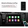 CarlinKit 2.0 Wireless CarPlay Adapter U2W for Factory Wired CarPlay Cars, Compatible with Audi/Porsche/Volvo/Volkswagen Online Upgrade, iOS 14, Convert Wired to Wireless CarPlay