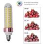E11 led Bulb 100w Equivalent dimmable,Daylight 5500K,T3 T4 jd e11 Mini Candelabra Base 110V 120V 130V 100W Halogen Replacement, Pack of 2