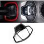 HIGH FLYING for Jeep Compass 2017 2018 2019 2020 Interior Car Accessories Electronic Handbrake Cover Trim ABS Carbon Fiber Style