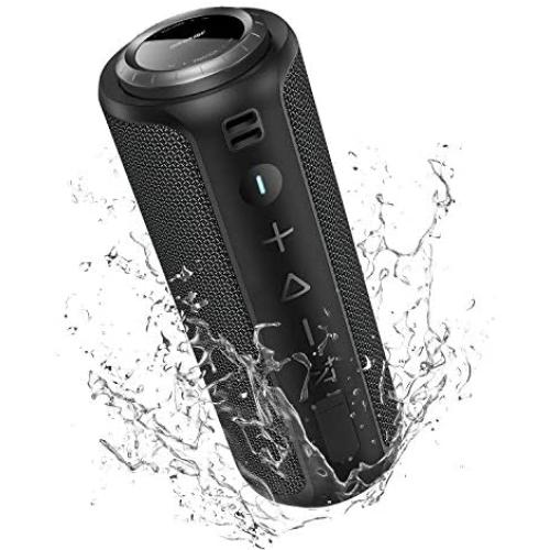 Bluetooth Speaker, SONGLOW 40W Loud Portable Speaker with Good Bass, PartySync Tech Links 200+ Bluetooth 5.0 Wireless Speakers, 12-Hour Playtime, IPX7 Waterproof Speaker for Outdoor, Home