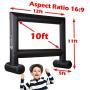 Outdoor Projector Screen – 14 ft Inflatable Family TV – Portable Giant Projector – Lightweight Garden Screen – Premium Outdoor Tent for Parties – Dual Projection – Build-in Air Blower Outdoor Projector Screen – 14 ft Inflatable Family TV – Portable Giant Projector – Lightweight Garden Screen – Premium Outdoor Tent for Parties – Dual Projection – Build-in Air Blower