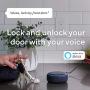 WYZE Lock WiFi & Bluetooth Enabled Smart Door Lock, Wireless & Keyless Door Entry, Compatible with Amazon Alexa, Fits on Most Deadbolts, Includes WYZE Gateway, silver — A Certified for Humans Device